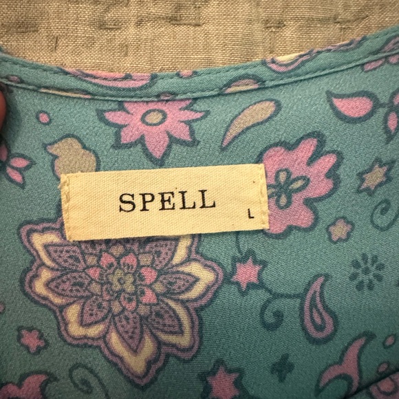 Spell Lovers Beach Maxi Dress Size L EUC - Picture 5 of 7